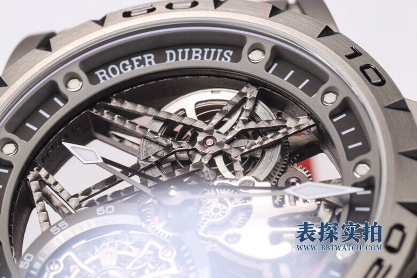BBR King Roger Dubuis 1:1replica watch tourbillon mechanical RDDBEX0479 red detail shots