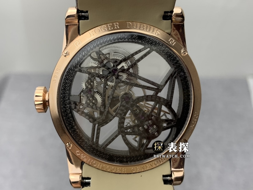BBR King Roger Dubuis collectible watches skeleton disk diamonds strap models RDDBEX0404 back picture