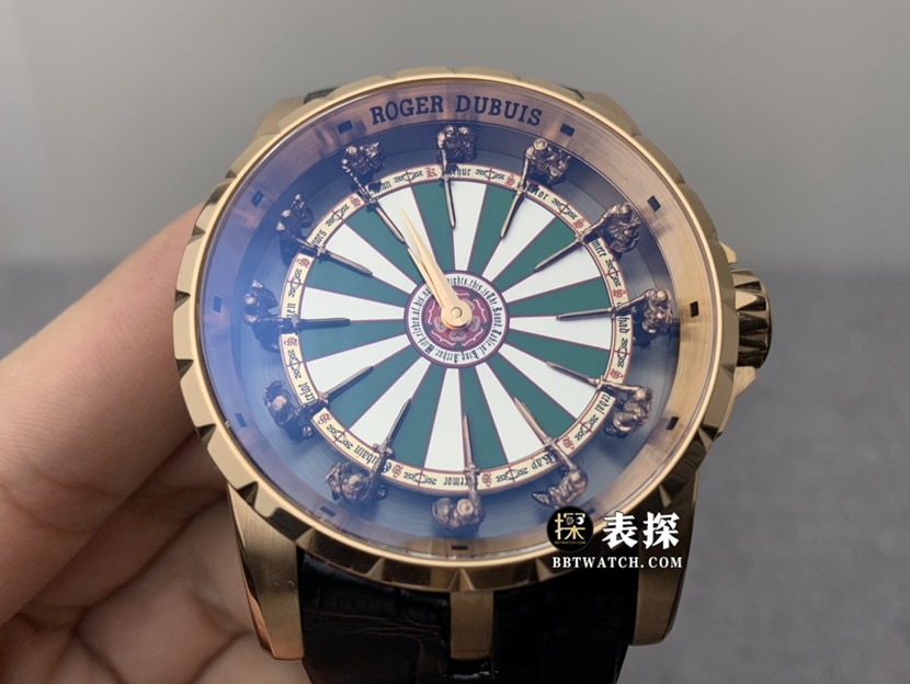 Roger Dubuis, zf knights of the round table watch, front view