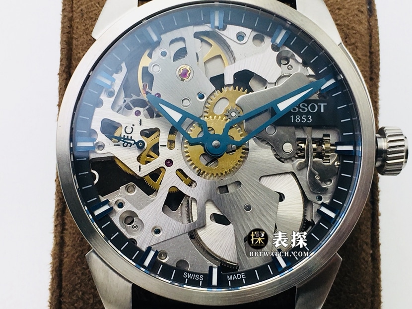 Tissot watch, LG Tianjiang hollow watch, front live photo