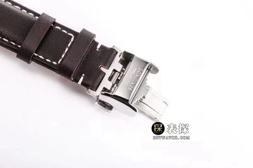 Sports Longines1:1replica watch black dialleather strap model L3.812.4.53.2clasplive photos
