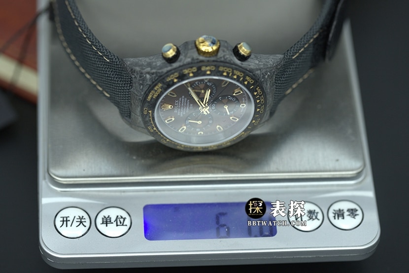 Diw factory Rolex men's universe chronograph Daytonatop-tier 1:1super watch gradient brown plate rubber model weight live photos