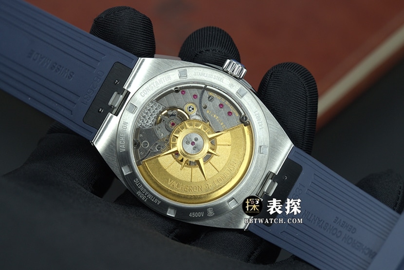 PPF Vacheron Constantin1:1replica watch blue dialsteel bracelet model 4500V/110A-B128caseback live photo