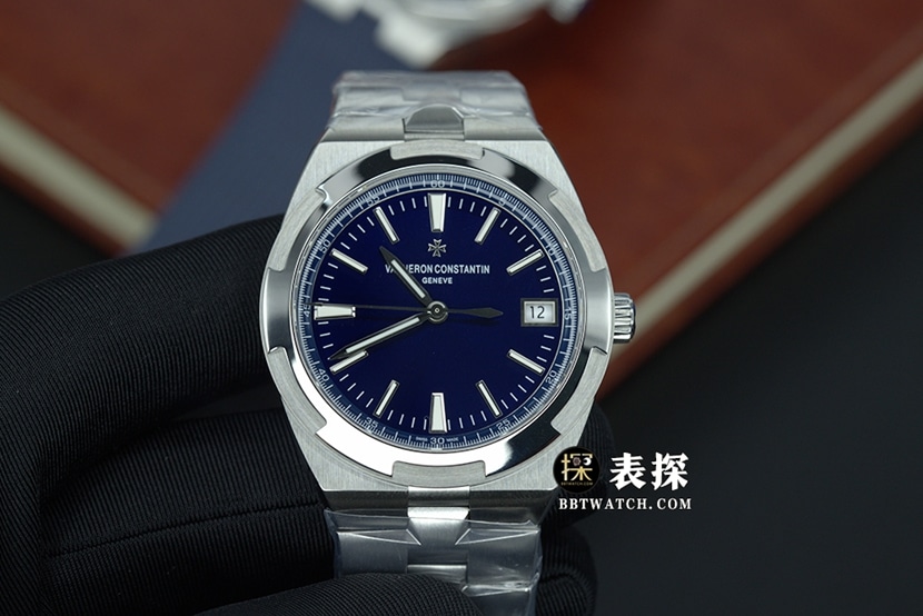 PPF Vacheron Constantin1:1replica watch blue dialsteel bracelet 4500V/110A-B128front live photo