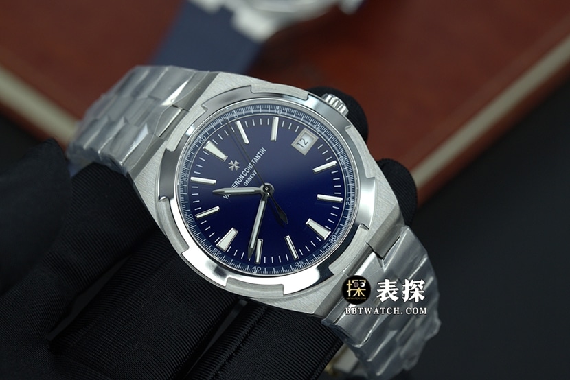 PPF Vacheron Constantin1:1replica watch blue dialsteel bracelet 4500V/110A-B128front live photo