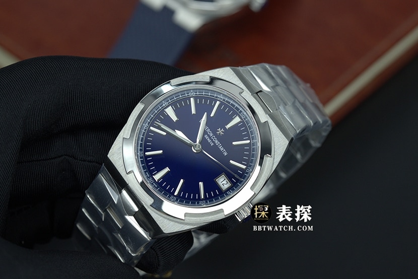 PPF Vacheron Constantin1:1replica watch blue dialsteel bracelet 4500V/110A-B128front live photo
