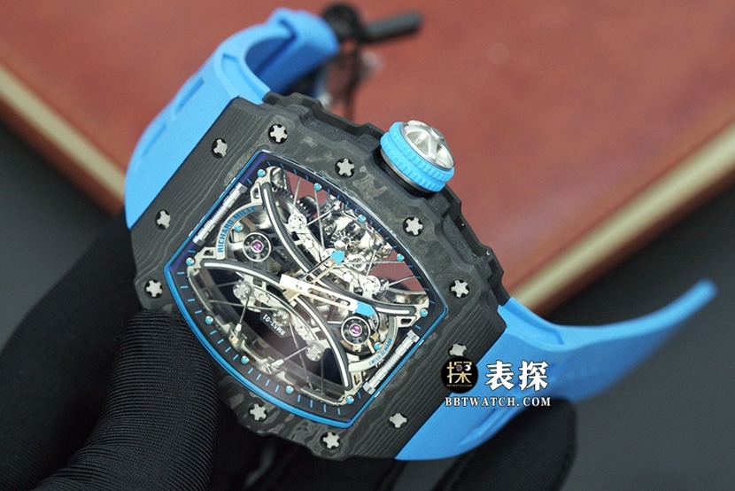 YSRM 53-01Richard Mille1:1replica watch hollow disc rubber model overall live photos