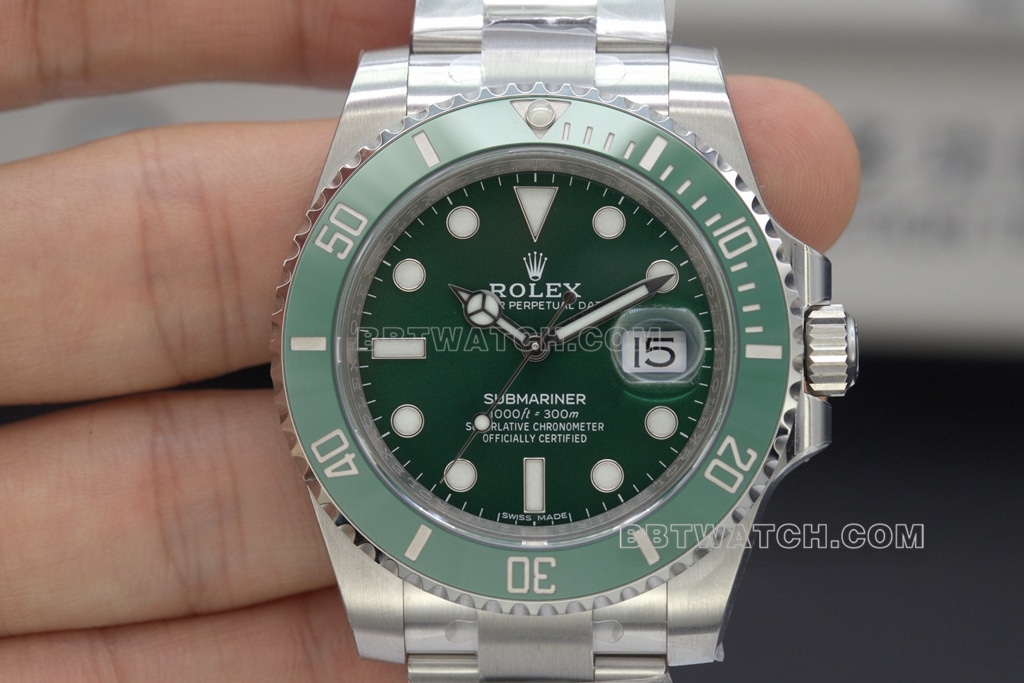 C Factory Green Ghost Rolex Top collectible watches 40mm116610LV-0002