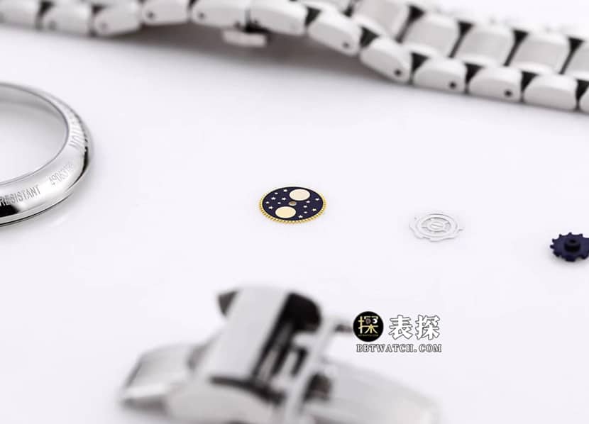 LGS watchmaking traditional Longines1:1replica watch silver dial wheat grain moon phasesteel bracelet model L2.673.4.78.6 parts live photos