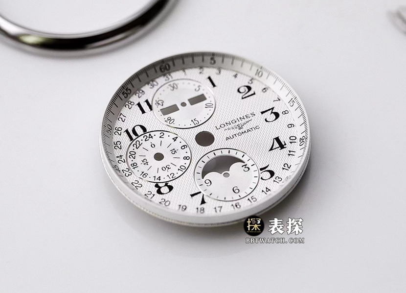 Longines ceiling watch, lgs watchmaking traditional watch, front live photo