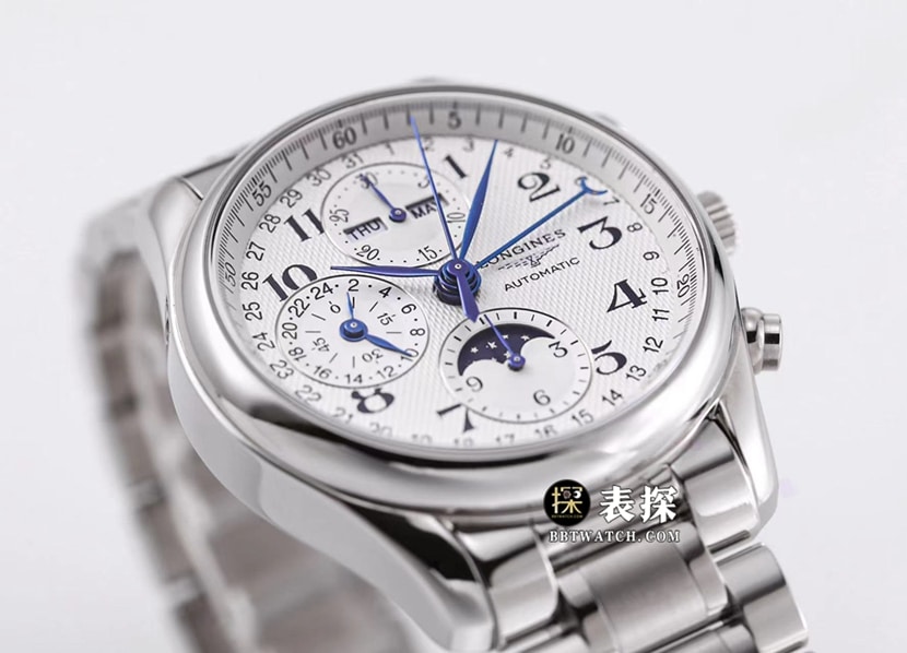 Longines ceiling watch, lgs watchmaking traditional watch, front live photo