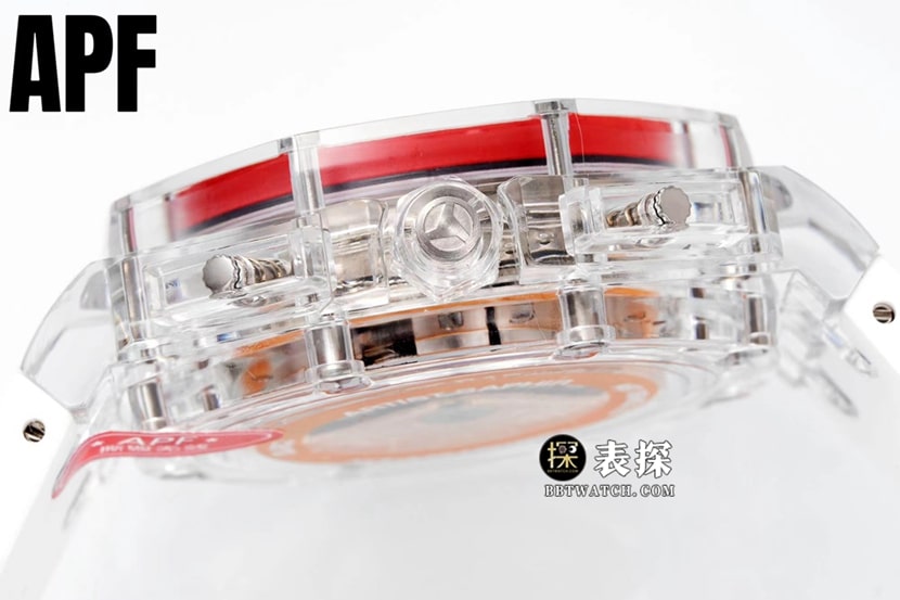 apf offshore watch,APF offshore Audemars Piguet1:1replica watch Spartan red warrior rubber model side live photo