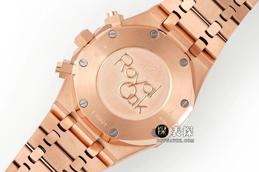 IPFRoyal OakAudemars Piguet1:1replica watch brown panda plate steel bracelet model 26331OR.OO.1220OR.02caseback live photo