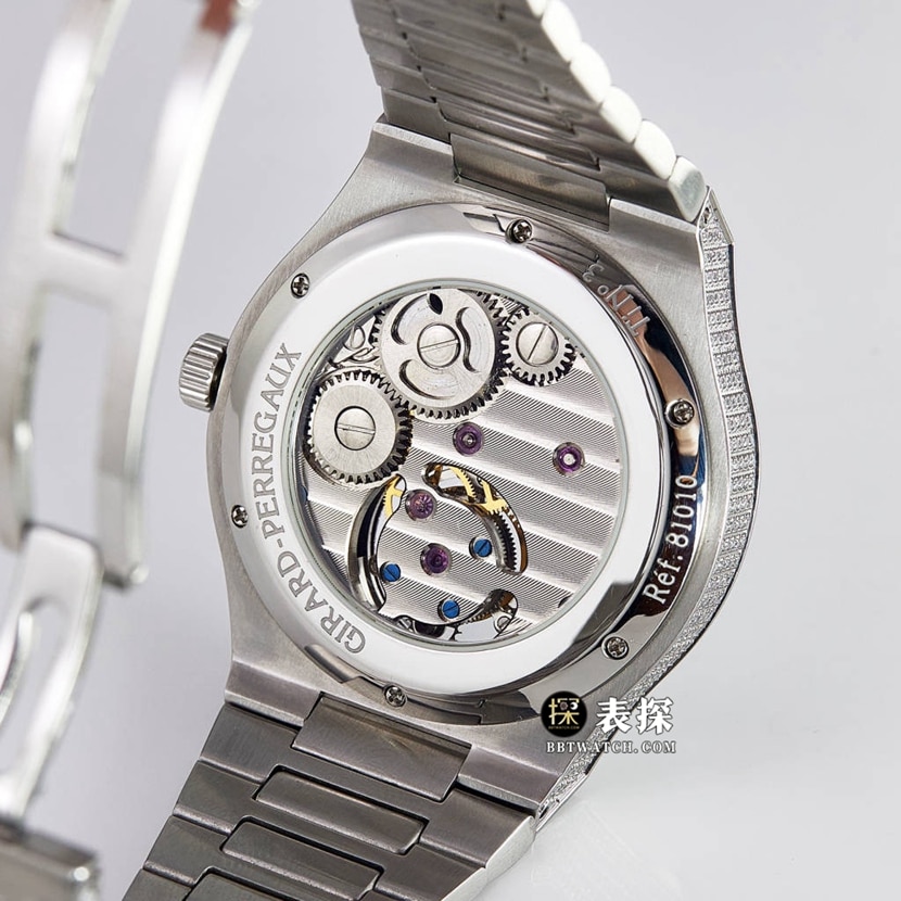 MTF Laurel Girard-Perregaux watch watch blue dial diamond steel bracelet model clasplive photos
