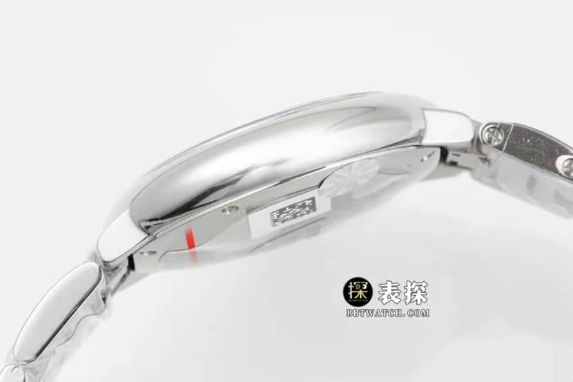 AF blue balloon Cartier1:1replica watch silver gray plate steel bracelet model WSBB0044side live photo