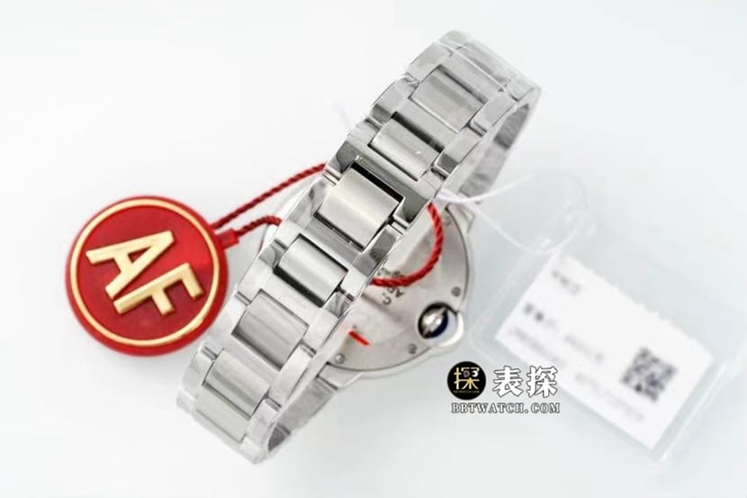 AF blue balloon Cartier1:1replica watch silver gray plate steel bracelet model WSBB0044braceletlive photos
