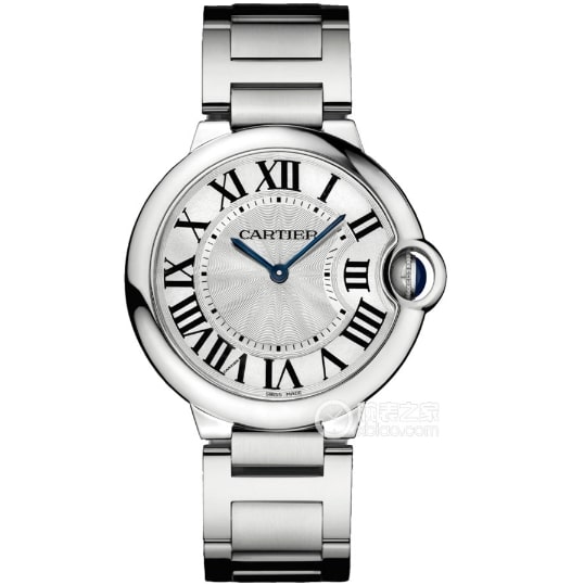 AF Blue Balloon Cartier collectible watches silver gray disk steel strap models WSBB0044
