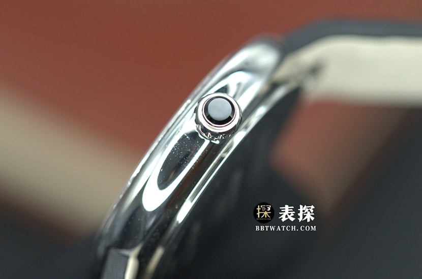 High jewelry Chanel1:1replica watch black dial camellia pattern satin silk model H3096side live photo