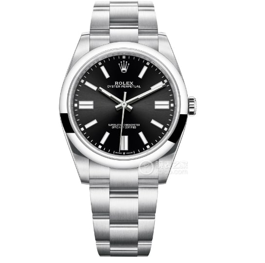 EW Oyster Perpetual Rolex collectible watches black disk 31MM steel strap models m177200-0019