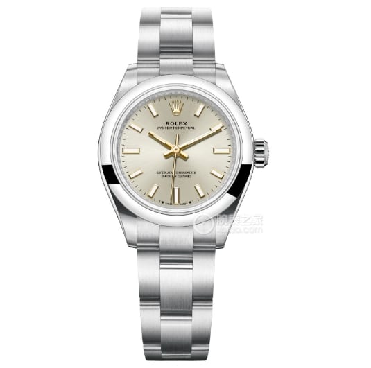 EW Oyster Perpetual Rolex collectible watches silver plate 31MM steel strap models m277200-0001