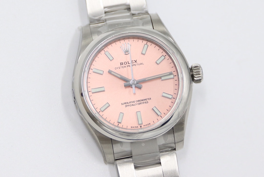 Rolex classic watch, ew Oyster Perpetual watch, front live photo