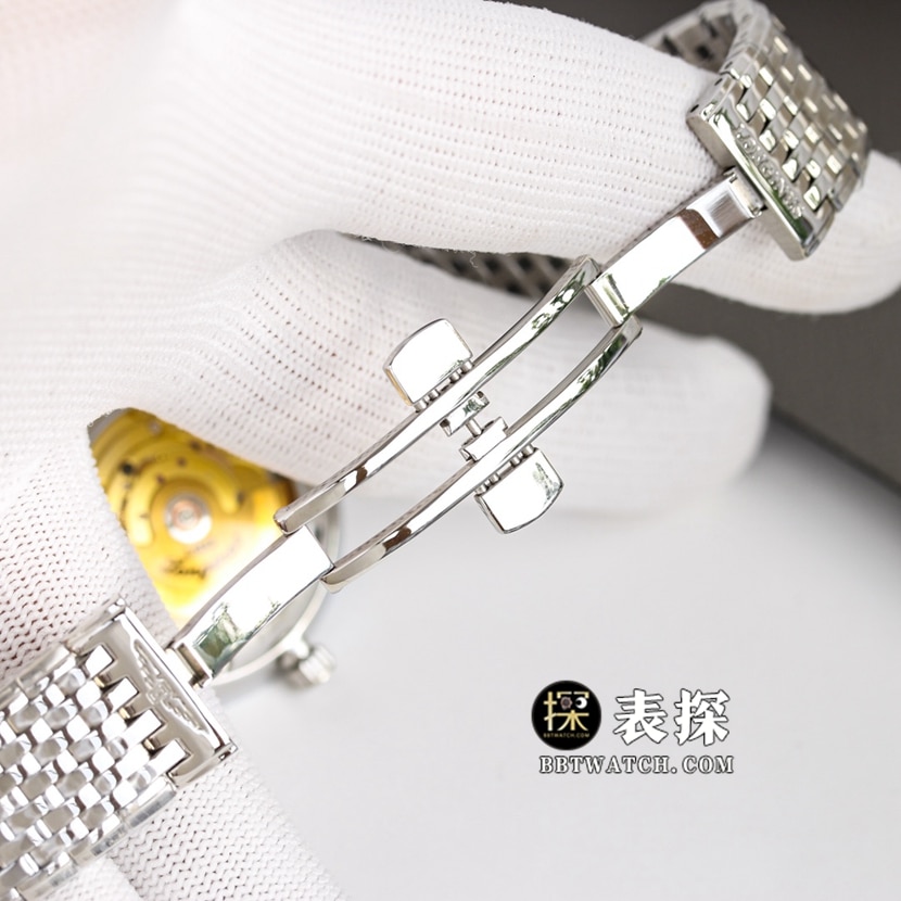 Jialan Longines 1:1replica watch men's white dialsteel bracelet model L4.918.4.11.6clasp picture