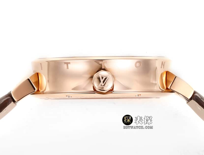 RM Men's Louis Vuitton collectible watches Skeleton Disk Tourbillon Rose Gold Belt Model Side Actual Photos