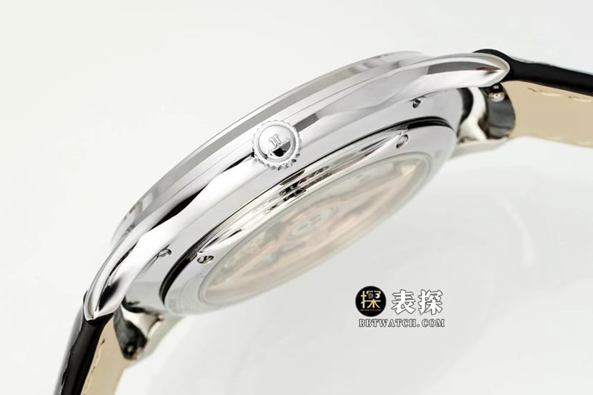 IM Master Jaeger-LeCoultre collectible watches Men's Silver Plate Belt Model 1238420 Side Actual Pictures