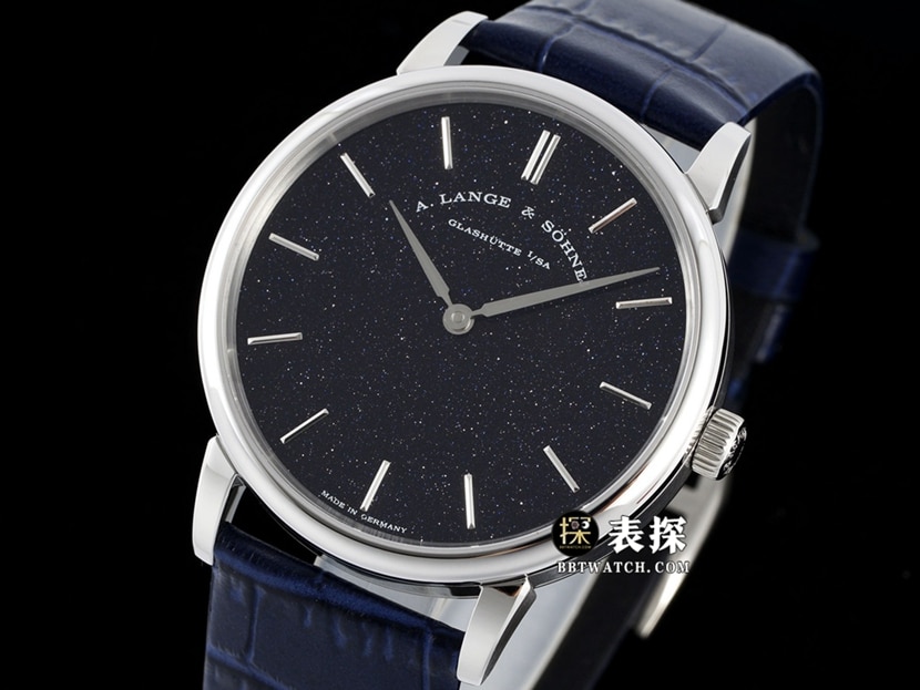 Lange top-tier watch, f8 saxony watch, front live photo
