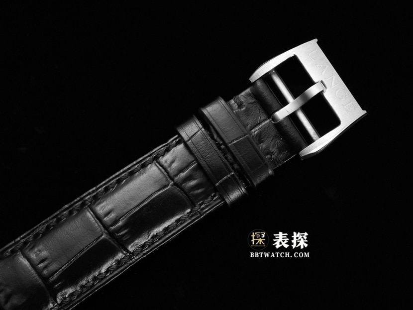 F8 Saxon Lange watch men's black aventurine plate leather strap model clasplive photos