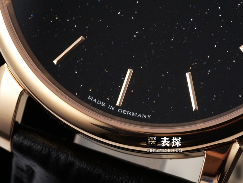Lange watch, f8 saxony watch, front live photo