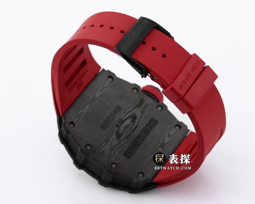 BBR RM 35-01Richard Mille1:1replica watch men's black dial red rubber style braceletlive photos