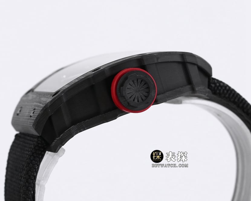 BBR RM 35-01Richard Mille1:1replica watch men's black dial black Velcro bracelet side live photo
