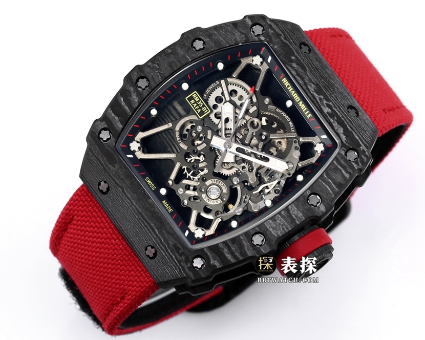 Richard Mille1:1replica,bbr RM 35-01replica watch,front live photo