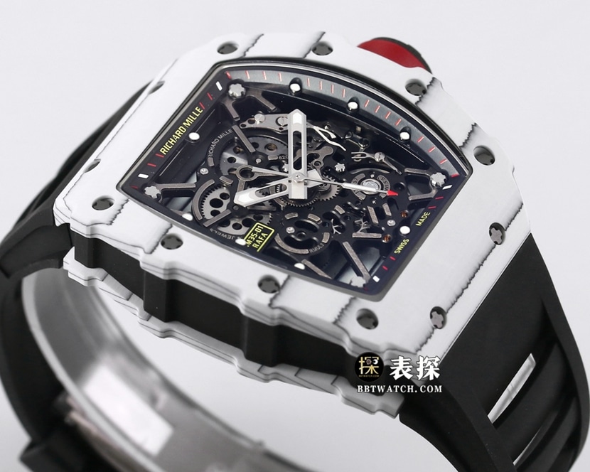 BBR RM 35-01Richard Mille1:1replica watch men's black dial black rubber front live photo