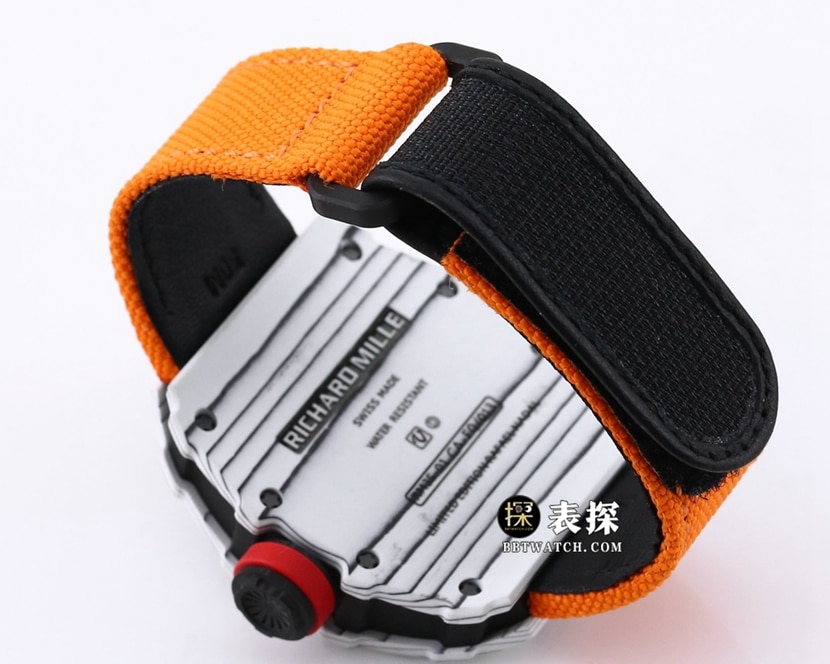 BBR RM 35-01Richard Mille1:1replica watch men's black dial orange Velcro braceletbraceletlive photos