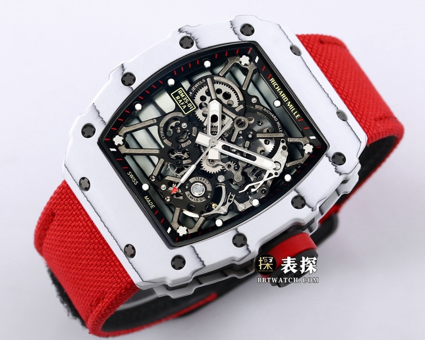 Richard Mille1:1replica watch,bbrRM 35-01replica watch,front live photo