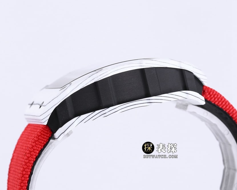 BBR RM 35-01Richard Mille1:1replica watch men's black dial red Velcro bracelet side live photo