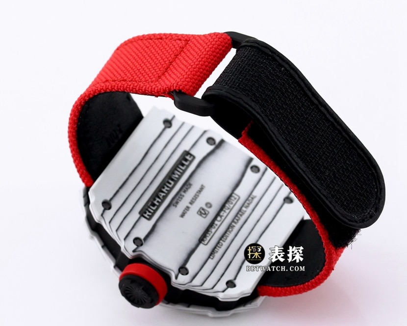 BBR RM 35-01Richard Mille1:1replica watch men's black dial red Velcro braceletbraceletlive photos
