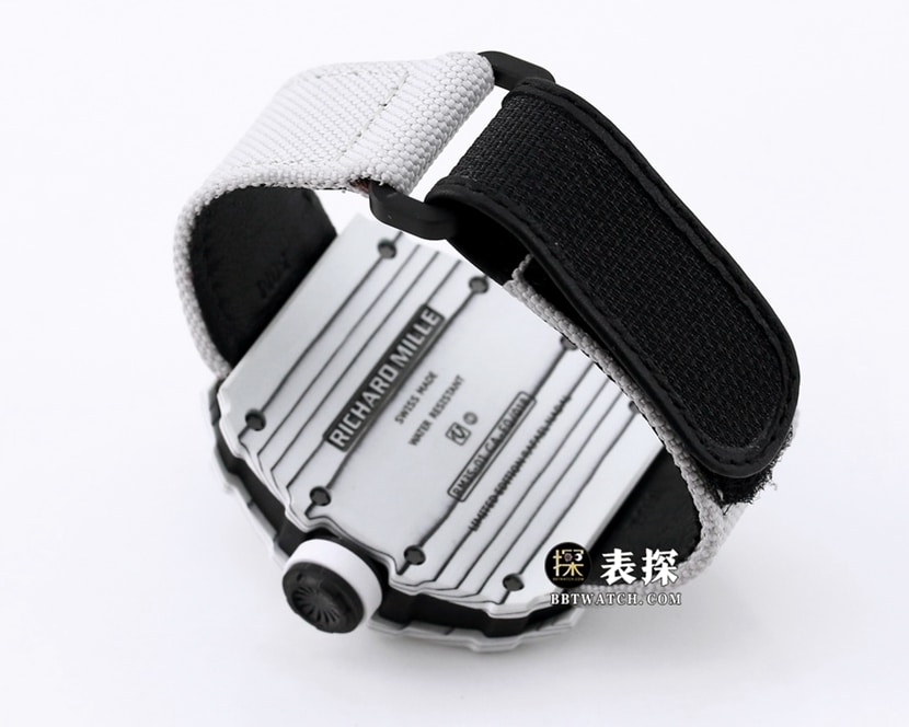 BBRRM 35-01Richard Mille1:1replica watch men's black dial gray Velcro braceletbraceletlive photos