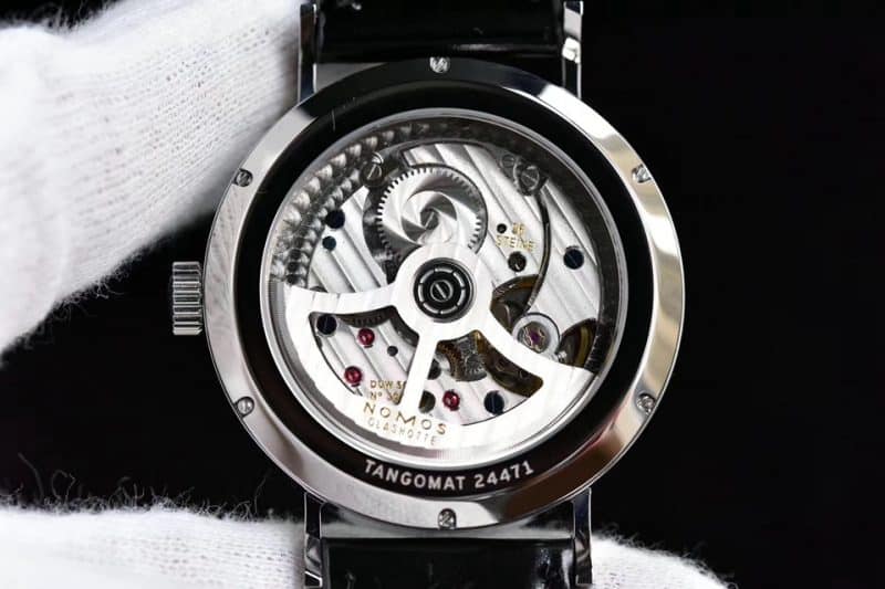 GP Nomos TANGOMAT series 601 watch authenticity review movement picture