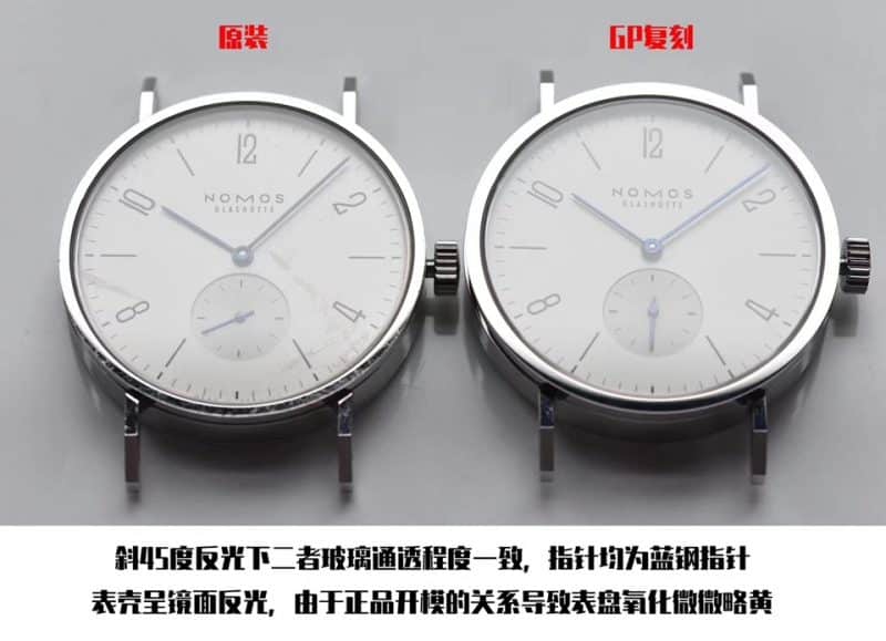 GP Nomos Tangomat Series 601 Watch Authenticity and Fake Review Front View