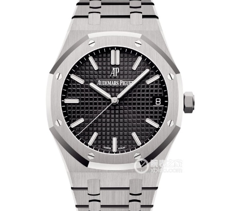 APS Royal Oak Audemars Piguet collectible watches Black Plate Steel Strap Model 15510ST.OO.1320ST.07
