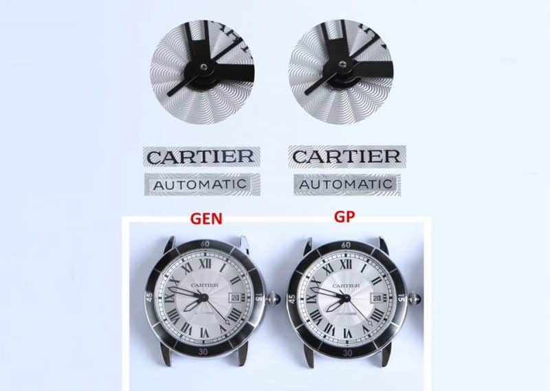 CartierRonde de Cartier series WSRN0002replica real and fake comparison evaluation detail shots