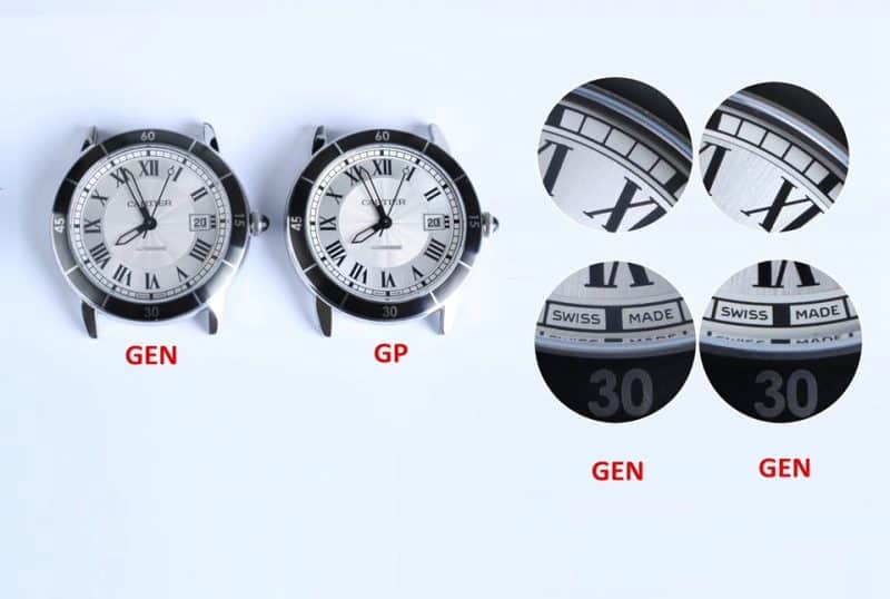 CartierRonde de Cartier series WSRN0002replica real and fake comparison evaluation detail shots