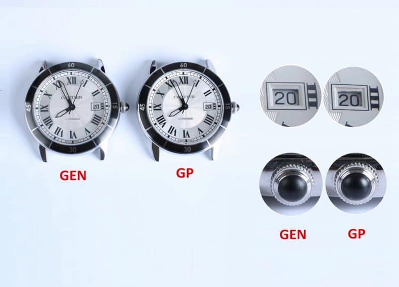 CartierRonde de Cartier series WSRN0002replica real and fake comparison evaluation detail shots