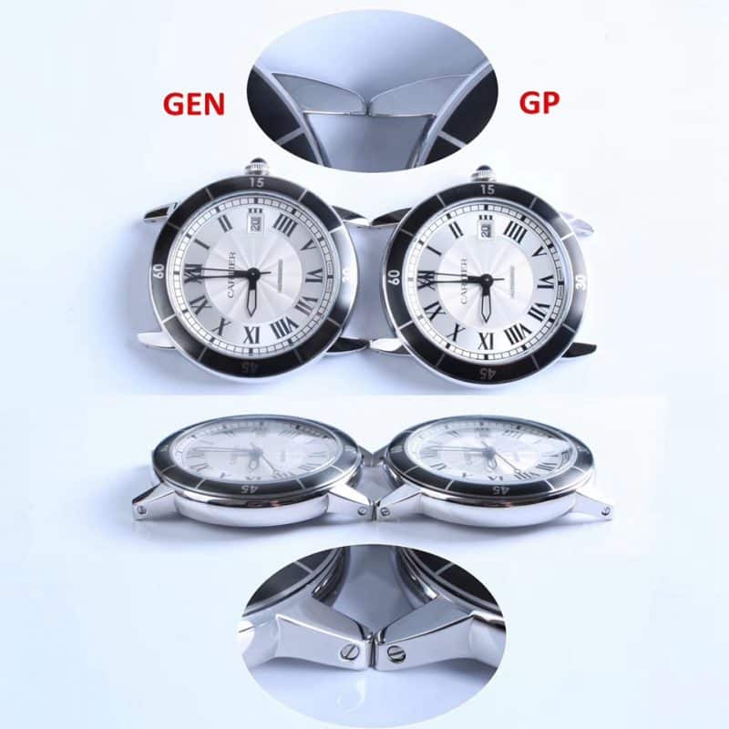 CartierRonde de Cartier series WSRN0002replica genuine and fake comparison evaluation circle picture