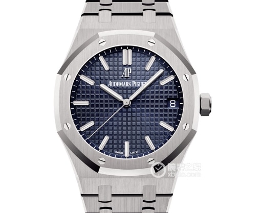 APS Royal Oak Audemars Piguet Watch Luminous Deep Blue Plate Steel Strap Model 15202ST.OO.1240ST.01