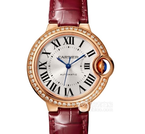 K3 Blue Balloon Cartier collectible watches silver disk ring diamond strap models WJBB0034