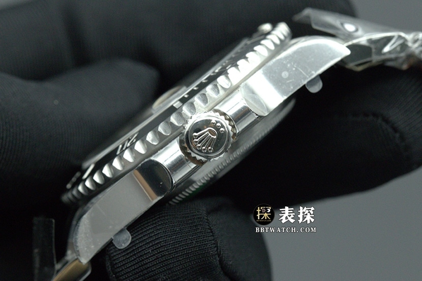 C factory SubmarinerRolex1:1replica watch lumeblack dialsteel bracelet model m126610ln-0001, 116610LN-0001side live photo